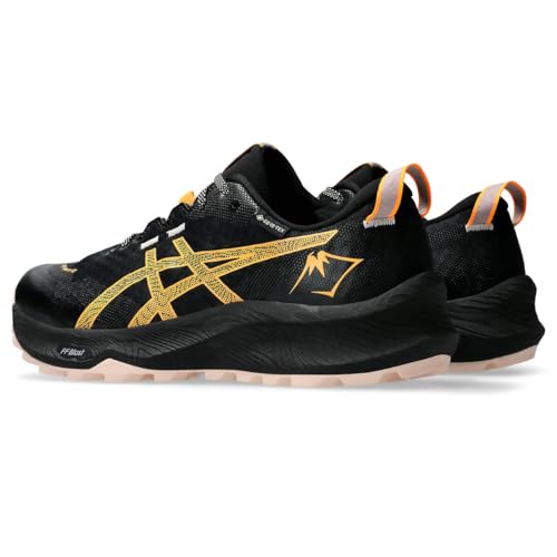 ASICS Women's Gel-Trabuco 12 GTX Trainers, Black Stadium Orange, 39.5 EU