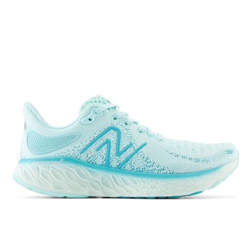 New Balance Women's Fresh Foam X 1080 V12 Running Shoe, Bright Cyan/Virtual Blue, 5.5 M