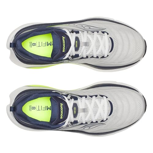 Saucony Men's Omni ST 23 Sneaker, Mist/Navy, 10.5