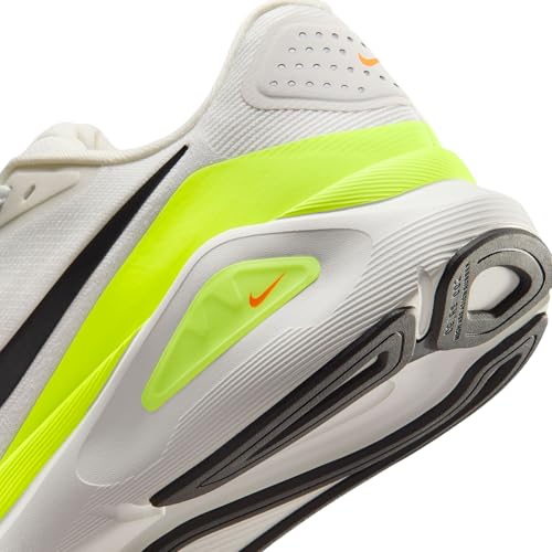 Nike Men's Structure 26 Sneaker, Summit White/Black/Volt/Total Orange, 12