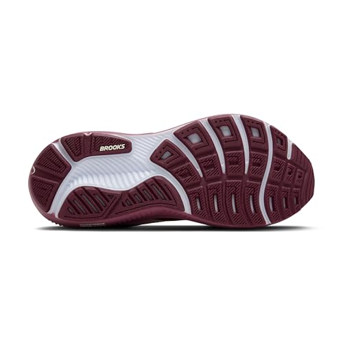 Brooks Women’s Ghost 17 Neutral Running Shoe - Burgundy/Pink/Green - 7.5 Medium - alternate view 6