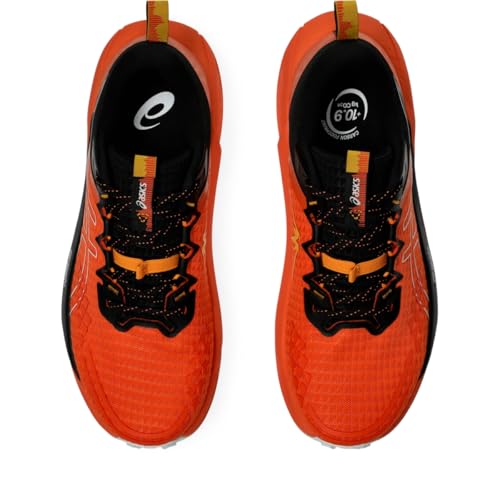 ASICS Men's Gel-Trabuco 13 Running Shoes, 8, NOVA Orange/Pure Aqua