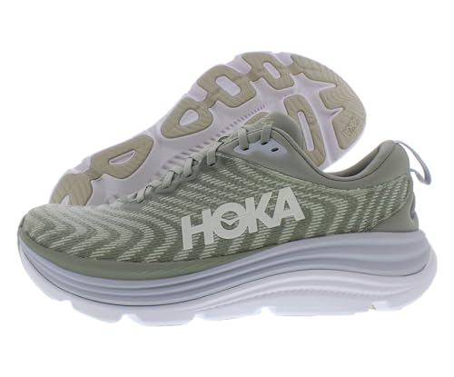 HOKA ONE ONE Gaviota 5 Mens Shoes Size 10.5, Color: Barley/Oat Milk