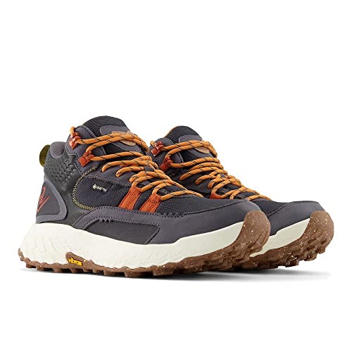 New Balance Women's Fresh Foam X Hierro V1 Mid-Cut Trail Running Shoe, Black/Magnet/Cayenne, 8.5 M