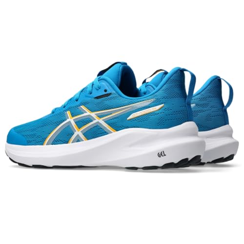 ASICS Kid's GT-1000 14 Grade School Running Shoes, 6.5, Aegean Blue/YAMABUKI