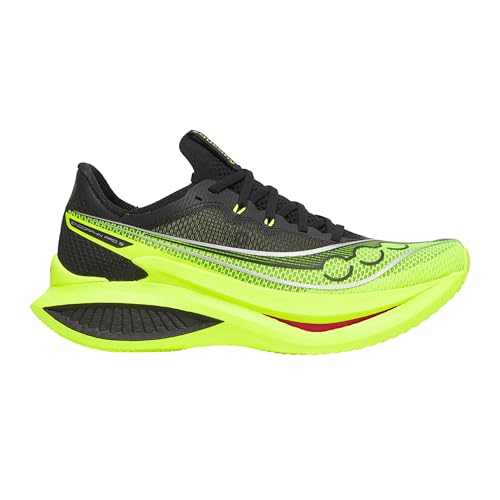 Saucony Men's Endorphin Pro 5 Sneaker, Citron/Black, 9.5