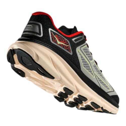 HOKA Unisex Adult Clifton One9 Lifestyle Shoes (Habanero/Black, US Footwear Size System, Adult, Men, Numeric, Mediu - alternate view 7
