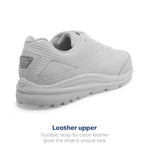 Brooks Women's Addiction Walker 2 Walking Shoe - White/White - 8 X-Wide