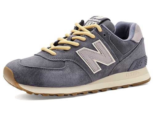 New Balance Women's WL574V2 Darker Sea Salt/Lighter Nb Navy 9 Medium