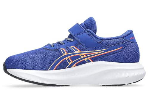 ASICS Kid's PRE Excite 11 PS Running Shoes, K11, Prussian Blue/Orange Glow