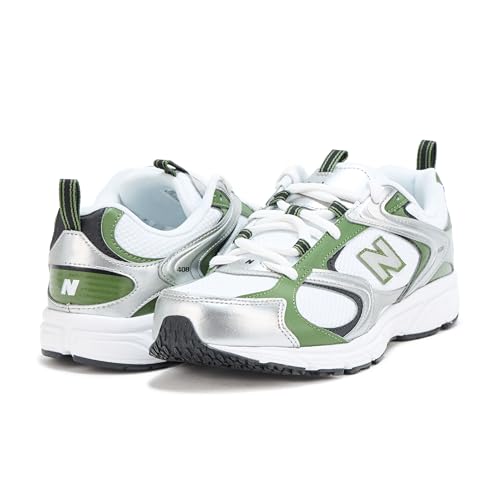 Unisex New Balance -Adult 408 Shoes in NB 103 White/Silver Metallic alternate view 3