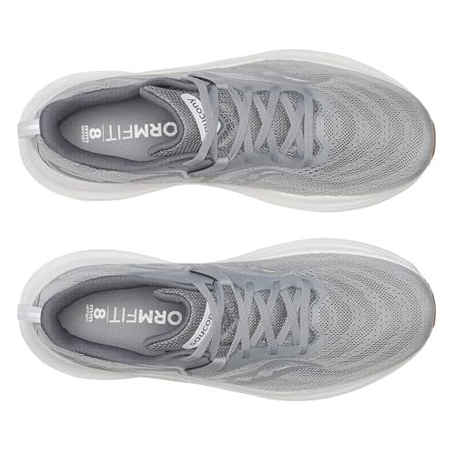 Saucony Men's Tempus 2 Sneaker, Fossil/White, 12.5