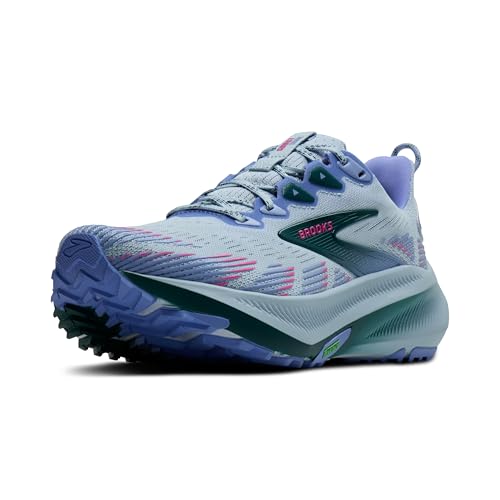 Brooks Women's Ghost Trail, Off-Road Running Shoe for Rugged Terrain - Skyway/Bell/Atlantic Deep - 5.5 Medium - product image