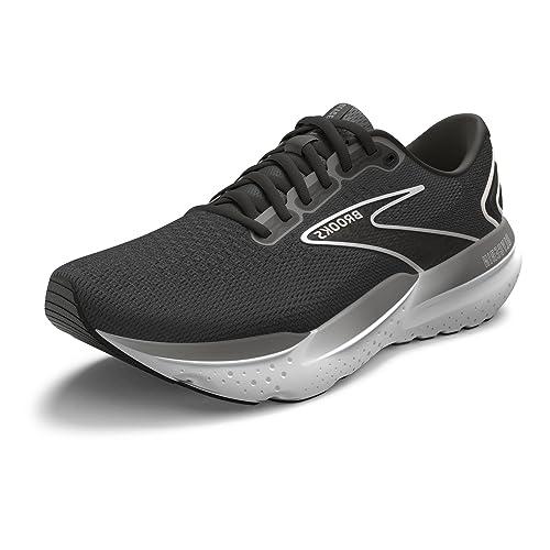 Brooks Men’s Glycerin 21 Neutral Running Shoe - Black/Grey/White - 9 Wide