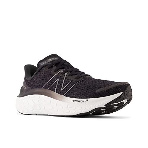 New Balance Men's Fresh Foam X Kaiha Road V1 Running Shoe, Black/Phantom/Dark Silver Metallic, 11 M