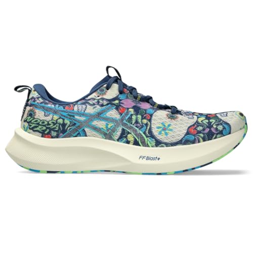 ASICS Men's Noosa TRI 16 Running Shoes, 11, Midnight Blue/Lime Burst