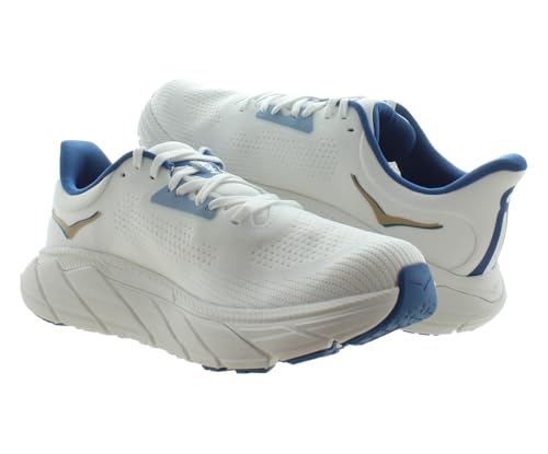 HOKA Arahi 7 Mens Shoes Size 9.5, Color: Frost/Gold