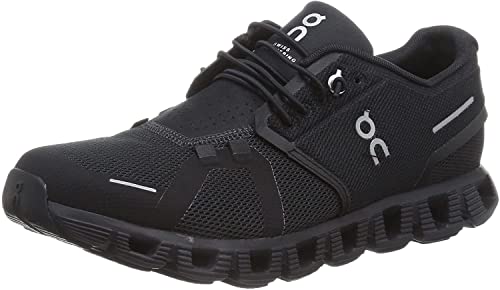 On Men's Cloud 5 Sneakers, All Black, 10.5