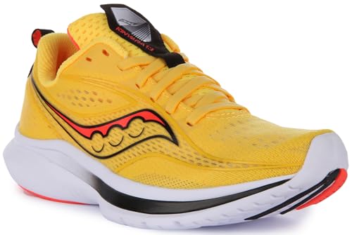 Saucony Men's Kinvara 13 Running Shoe, VIZIGLD/VIZIRED, 14