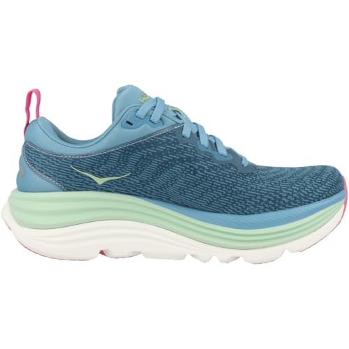 Hoka Women's Gaviota 5 Alpine Blue/Jadeite 7.5 Medium - alternate view 3
