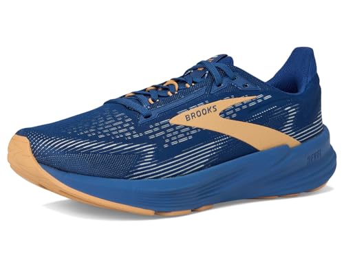 Brooks Men's Revel 8 Blue/Honeydew/Taffy 10 Medium