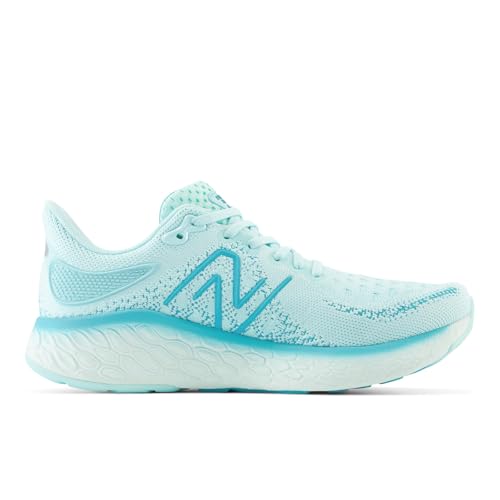 New Balance Women's Fresh Foam X 1080 V12 Running Shoe, Bright Cyan/Virtual Blue, 5.5 M
