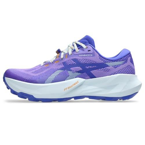 ASICS Women's Trabuco 14 Trail Running Shoes, 8.5, Amethyst/Cobalt Burst