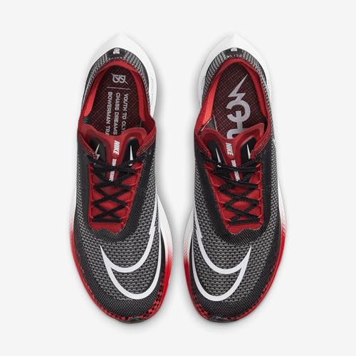 Nike Streakfly BTC Road Racing Shoes (HF0409-001, Black/Varsity Red/University Red/White) Size 11