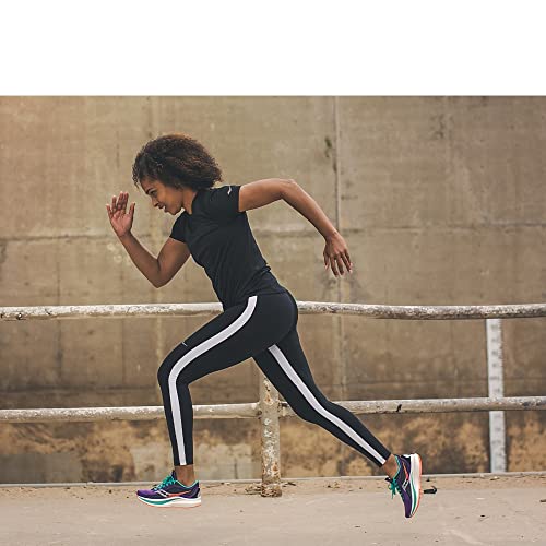 Saucony Women's Endorphin Speed 2 Sneaker, Concord/Jade, 5
