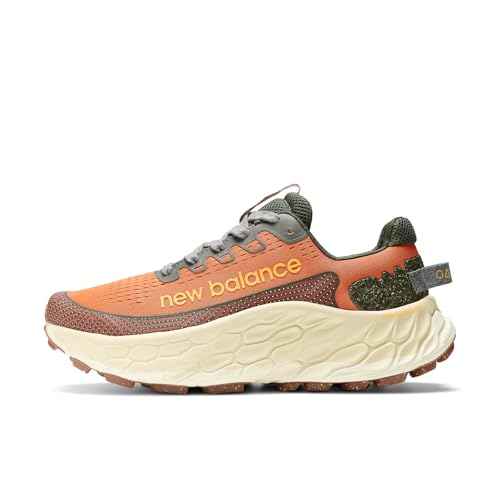 New Balance Men's Fresh Foam X More Trail V3 Running Shoe, Cayenne/Kombu, 9