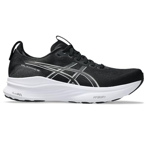 ASICS Men's Gel-Kayano 32 Running Shoes, 11, Black/White