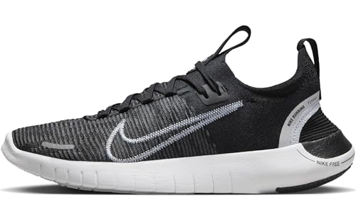 Nike Free RN NN Women's Road Running Shoes (DX6482-002, Black/Anthracite/White) Size 5