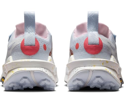 Nike Zegama 2 Women's Trail Running Shoes (FD5191-006, Pure Platinum/Football Grey/Pink Foam/White) Size 9.5 - alternate view 3