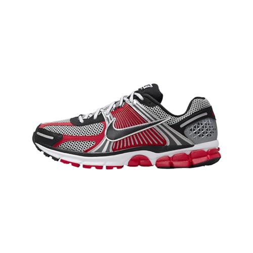 Nike Zoom Vomero 5 Men's Shoes (HV0926-095, Metallic Silver/University Red/White/Black) Size 10