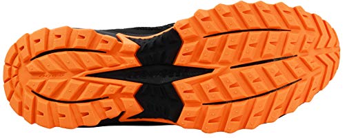 Saucony Men's Excursion Tr13 Road Running Shoe, Black/Orange, 11.5