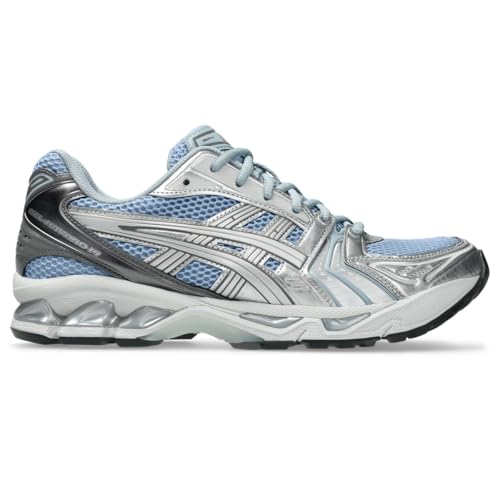 ASICS Unisex Gel-Kayano 14 Sneakers, Dolphin Grey/Pure Silver, 10 US Women/8.5 US Men