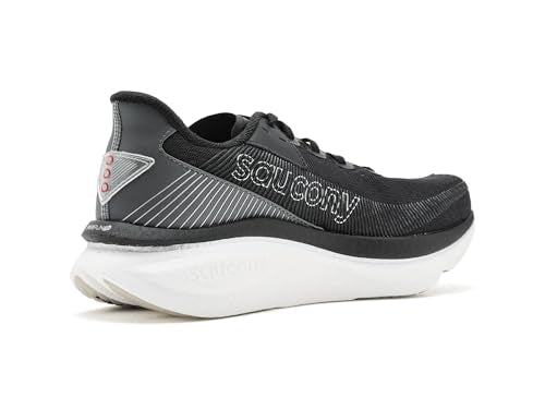 Saucony Men's Endorphin Azura Sneaker, Black/White, 10