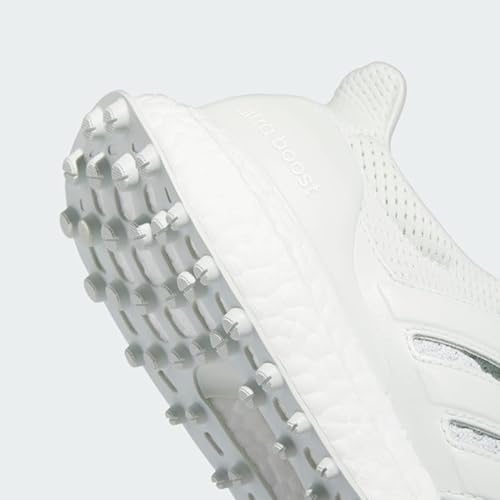 adidas Unisex Ultraboost Spikeless Golf Shoes, Crystal Jade/Footwear White, 9