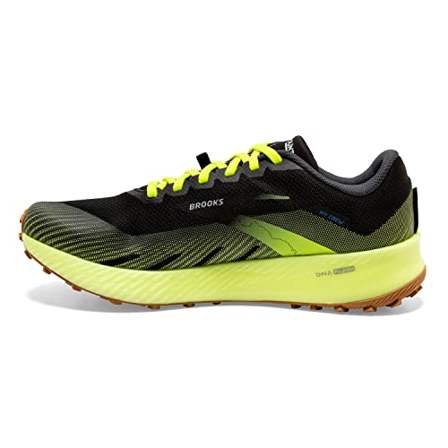 Brooks Catamount Men's Trail Running Shoe - Black/Nightlife - 9