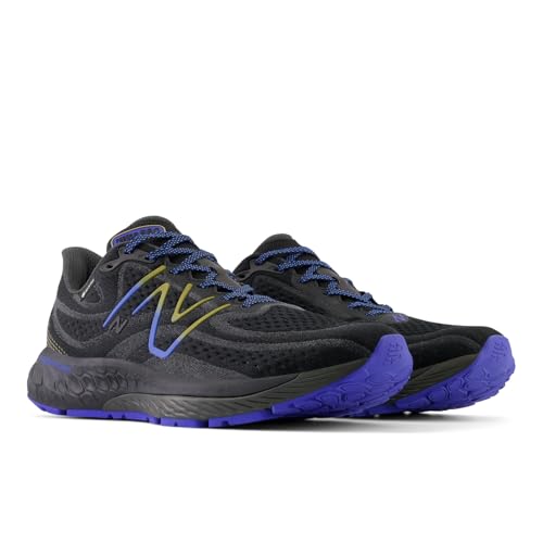 New Balance Men Fresh Foam X 880 V13 Gore-Tex Black/Marine Blue 9 Medium