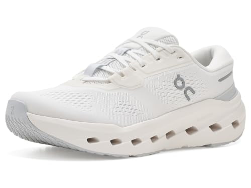 On Mens Cloudrunner 3, White/Glacier 10.5 Medium