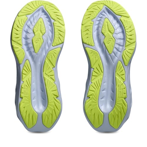 ASICS Kid's NOVABLAST 5 Grade School Running Shoe, 5, Black/Citron