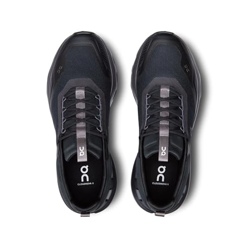On Mens, Cloudnova X Black/Eclipse 14 Medium