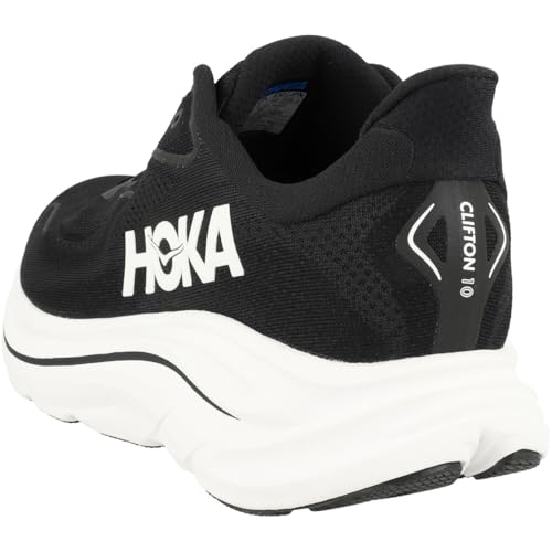 Hoka Men's Clifton 10 Black/White 10 Medium - alternate view 6