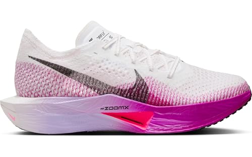 Nike Vaporfly 3 Women's Road Racing Shoes (DV4130-104, White/Vivid Purple/Purple) Size 7