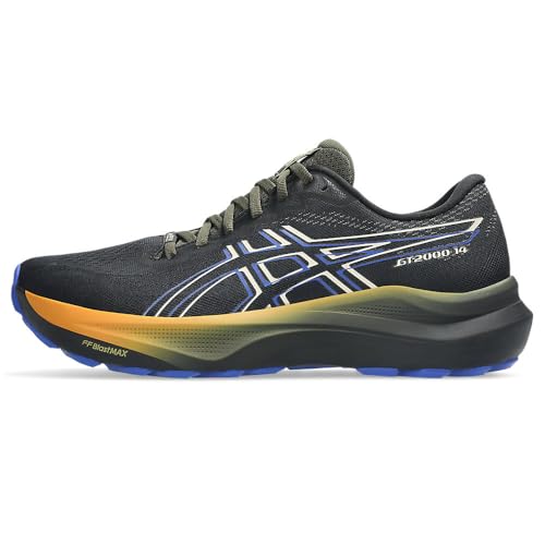 ASICS Men's Gt-2000 14 GTX Trainers, Black Vanilla, 9.5 US