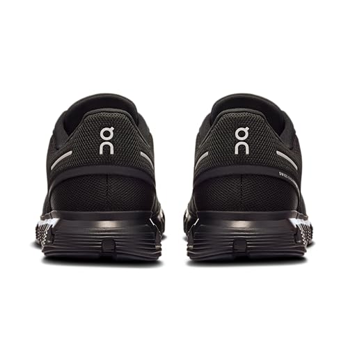On Men's Cloud 6 Sneakers, Black/Black, 10.5 Medium US