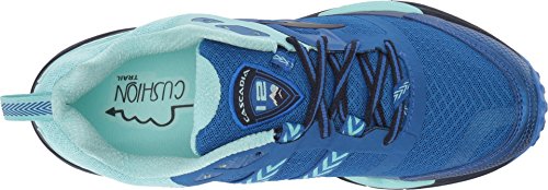 Brooks Women's Cascadia 12, Blue/Mint, 6.5 B