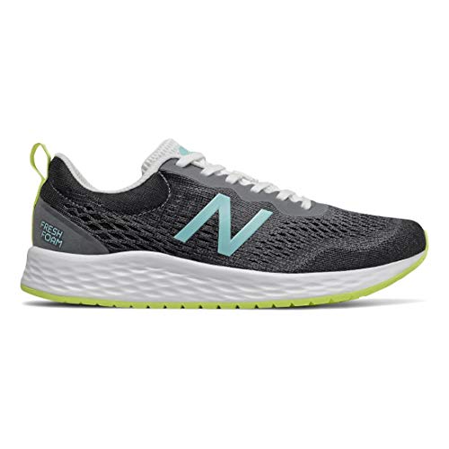 New Balance Women's Fresh Foam Arishi v3, Black/Lemon Slush, 7.5 Wide