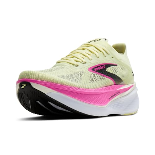 Brooks Women's Hyperion Max 3 Neutral Running Shoe - Luminary/Cyber Pink/Black - 8.5 Medium